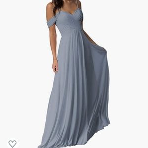 Dusty Blue Bridesmaid Dress